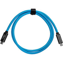Kondor Blue Thunderbolt 4 USB 4.0 Type C Cable Blazing 40G Speeds 5A 100W